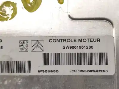 Автозапчастина б/у ебу контролер двигуна для citroen c3 i (fc_, fn_) 1.1 i посилання на oem iam sw9661961280  9661961280