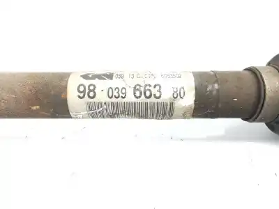 Second-hand car spare part front right transmission for citroen c-elysee (dd_) 1.2 vti 72 (ddhmy0) oem iam references 9803966380  