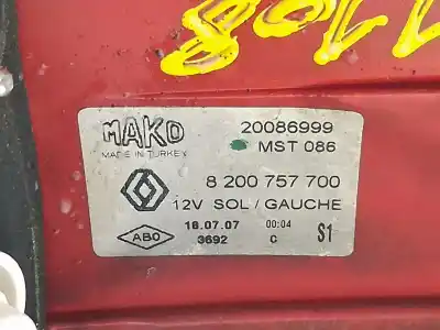 Автозапчасти б/у левый задний фонарь за renault megane ii sedán (lm0/1_) 1.5 dci (lm1e) ссылки oem iam 82007577000  20086999