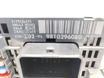 Second-hand car spare part fuse box unit for citroen c4 lim. business oem iam references 9810296080  
