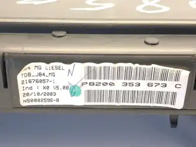 Peça sobressalente para automóvel em segunda mão quadrante por renault scénic ii (jm0/1_) 1.9 dci (jm0g, jm12, jm1g, jm2c) referências oem iam p8200353673c  ns00025968 Peça sobressalente para automóvel em segunda mão quadrante por renault scénic ii (jm0/1_) 1.9 dci (jm0g, jm12, jm1g, jm2c) referências oem iam p8200353673c  ns00025968