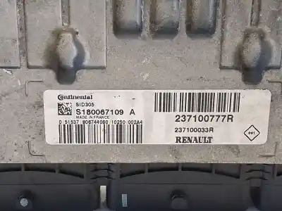 Автозапчастина б/у ебу контролер двигуна для renault scénic iii (jz0/1_) 1.5 dci посилання на oem iam 237100777r 237100033r s180067109a