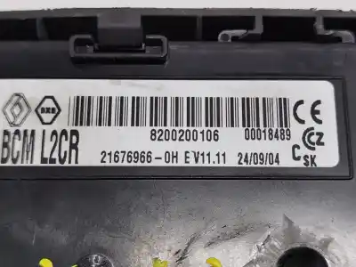 Second-hand car spare part body control unit for renault modus confort dynamique oem iam references 8200200106  