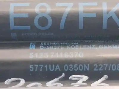 Second-hand car spare part tailgate gas strut for bmw 1 (e87) 118 d oem iam references 51237118370  