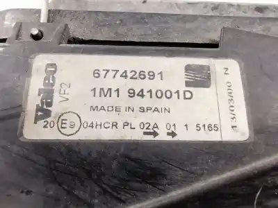 Автозапчастина б/у ліва фара для seat leon (1m1) 1.9 tdi посилання на oem iam 1m1941015 / 1m1941001d  
