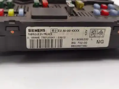 Second-hand car spare part bsi control unit for citroen c2 (jm_) 1.1 oem iam references 9653667380  