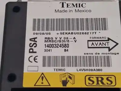 Second-hand car spare part airbag control unit for citroen c8 (ea_, eb_) 2.2 hdi oem iam references 1400324580  