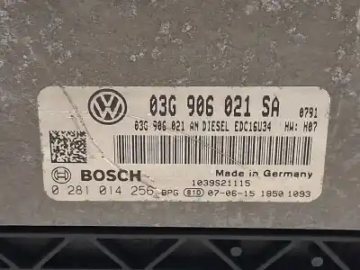Second-hand car spare part ecu engine control for seat leon (1p1) 1.9 tdi oem iam references 03g906021sa 0281014256 
