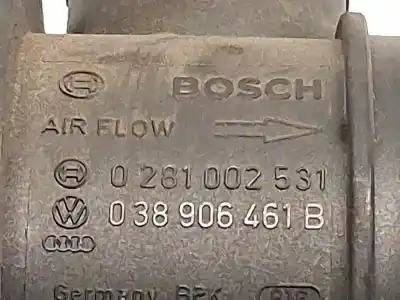 Second-hand car spare part flowmeter for seat leon (1p1) 1.9 tdi oem iam references 038906461b 0281002531 