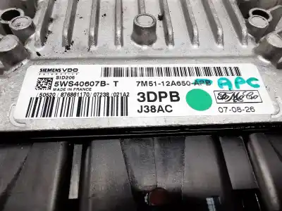 Автозапчасти б/у блок управления двигателем за ford focus ii (da_, hcp, dp) 1.8 tdci ссылки oem iam 7m5112a650apc  5ws40607ct
