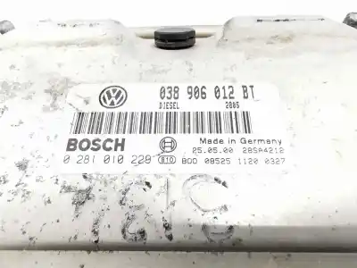 Second-hand car spare part ecu engine control for seat leon (1m1) 1.9 tdi oem iam references 038906012bt 0281010229 