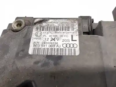 Second-hand car spare part left headlight for audi a4 b7 avant (8ed) 2.0 tdi oem iam references 8e0941003aj  