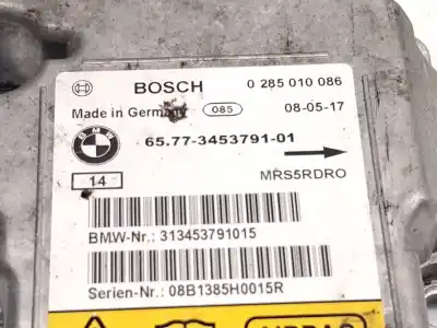 Peça sobressalente para automóvel em segunda mão centralina de airbag por bmw x3 (e83) xdrive 20 d referências oem iam 6577345379101 0285010086 