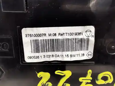 Second-hand car spare part heating / air conditioning control panel for renault megane iii fastback (bz0/1_, b3_) 1.5 dci oem iam references 275100007r  