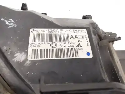 Second-hand car spare part left headlight for renault megane iii fastback (bz0/1_, b3_) 1.5 dci oem iam references 260600017r  