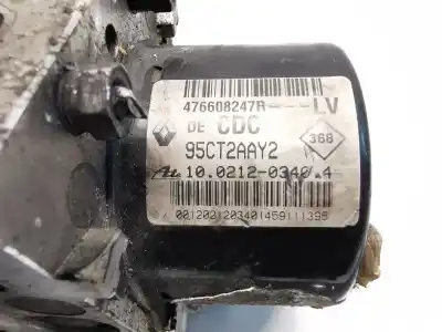 Автозапчастина б/у абс для renault megane iii fastback (bz0/1_, b3_) 1.5 dci посилання на oem iam 476608247r 10021203404 95ct2aay2