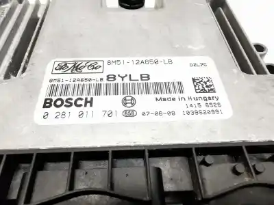 Автозапчастина б/у ебу контролер двигуна для ford focus c-max (dm2) 1.6 tdci посилання на oem iam 8m5112a650lb  0281011701