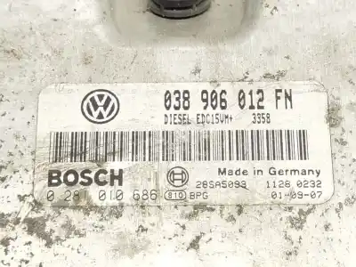 Second-hand car spare part ecu engine control for seat leon (1m1) 1.9 tdi oem iam references 038906012fn 0281010686 