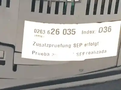 Peça sobressalente para automóvel em segunda mão quadrante por audi a4 b6 (8e2) 1.9 tdi quattro referências oem iam 8e0920900k 0263626035 