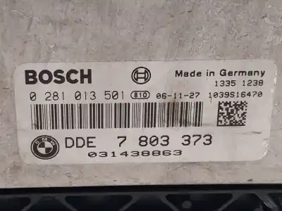 Peça sobressalente para automóvel em segunda mão centralina de motor uce por bmw 3 (e90) 320 d referências oem iam 7803373 0281013501 