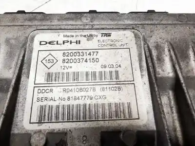 Second-hand car spare part ecu engine control for renault clio ii (bb_, cb_) 1.5 dci (b/cb08) oem iam references 8200331477  8200374150