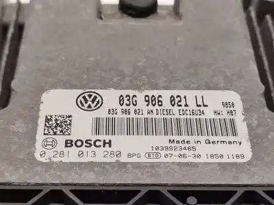 Second-hand car spare part ecu engine control for seat leon (1p1) 1.8 tsi oem iam references 03g906021ll 0281013280 
