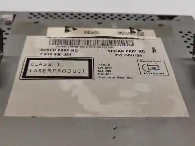 Peça sobressalente para automóvel em segunda mão sistema de áudio / rádio cd por nissan note (e11, ne11) 1.5 dci referências oem iam 25915bh10c  