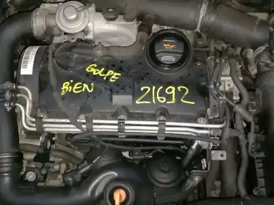 Second-hand car spare part COMPLETE ENGINE for SEAT ALTEA (5P1) 1.9 TDI OEM IAM references   