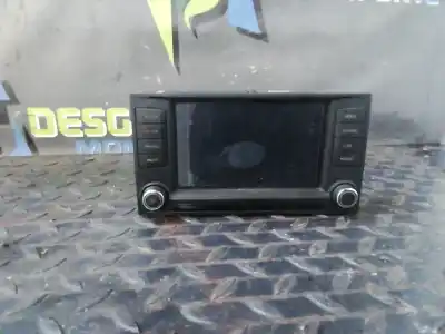 Second-hand car spare part audio system / radio cd for seat leon (5f1) style connect oem iam references 5f0919604  