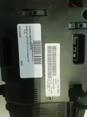 Second-hand car spare part dashboard for renault latitude (l70_) 2.0 dci 150 (l70h) oem iam references 248104455r  