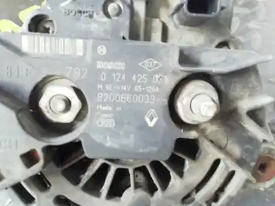Peça sobressalente para automóvel em segunda mão alternador por renault clio iii confort expression referências oem iam 8200660033  0124425071