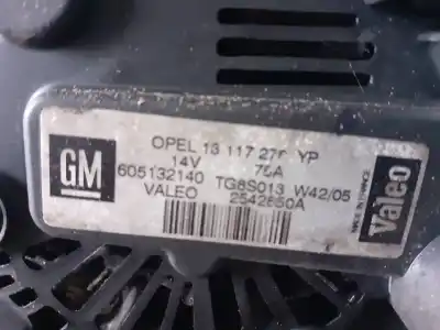 Second-hand car spare part alternator for opel combo tour oem iam references 13117278  tg8s013
