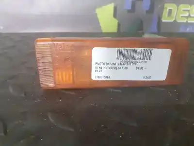 Peça sobressalente para automóvel em segunda mão farolim dianteiro esquerdo por renault express 1.6d referências oem iam 7700811996  