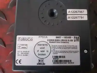 Second-hand car spare part electronic module for ford fiesta (cb1) ambiente oem iam references 8m5t19g488dm 15a216304 0660081953