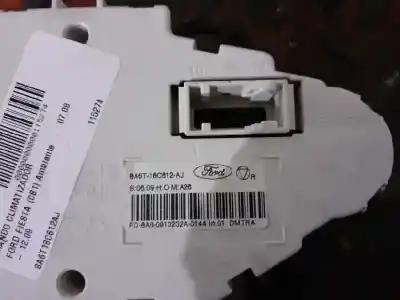 Peça sobressalente para automóvel em segunda mão comando de sofagem (chauffage / ar condicionado) por ford fiesta (cb1) ambiente referências oem iam 8a6t18c612aj  