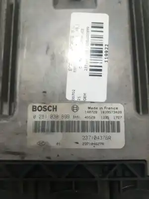 Second-hand car spare part ecu engine control for renault captur i (j5_, h5_) 1.5 dci 90 oem iam references 237104376r / 0281030899  