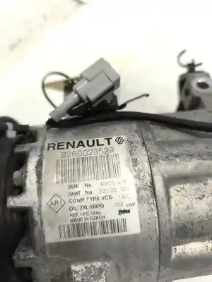 Pezzo di ricambio per auto di seconda mano compressore aria condizionata per renault captur i (j5_, h5_) 1.5 dci 90 riferimenti oem iam 926002352r  