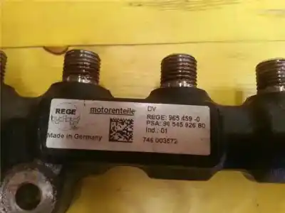 Peça sobressalente para automóvel em segunda mão régua / rampa de injetores por citroen berlingo 1.6 hdi 75 sx familiar referências oem iam 9654590