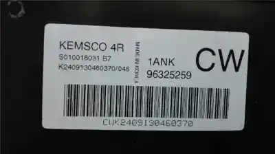 Second-hand car spare part ecu engine control for daewoo matiz 1.0 se oem iam references 96325259  s010016031b7