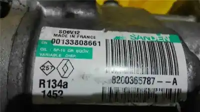 Автозапчастина б/у компресор кондиционера для renault clio iii 1.5 dci diesel cat посилання на oem iam 8200365787a  00133808661