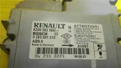 Автозапчасти б/у блок управления подушками безопасности за renault clio iii 1.5 dci diesel cat ссылки oem iam 8200563368  0285001510
