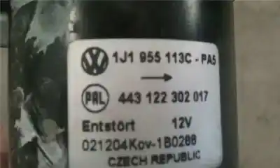 Peça sobressalente para automóvel em segunda mão motor do limpa para brisas por seat leon (1m1) 1.9 tdi referências oem iam 1j1955113c