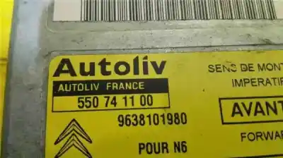 Pezzo di ricambio per auto di seconda mano centralina airbag per citroen xsara berlina 1.6 lx riferimenti oem iam 550741100  9638101980