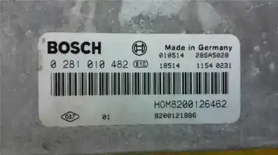 İkinci el araba yedek parçası ecu motor kontrol cihazi için renault laguna ii (bg0) 1.9 dci diesel oem iam referansları 0281010482  28sa5028