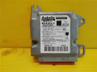 Second-hand car spare part airbag control unit for renault scenic (ja..) 1.9 dci authentique oem iam references 8200117652a