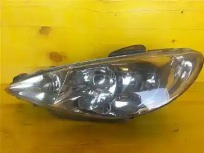 Second-hand car spare part left headlight for peugeot 206 berlina 1.4 oem iam references 9628666880