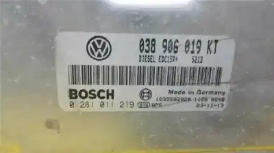 İkinci el araba yedek parçası ecu motor kontrol cihazi için seat ibiza (6l1) 1.9 tdi oem iam referansları 038906019kt  0281011219