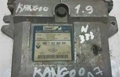 Second-hand car spare part ecu engine control for renault kangoo (kc0/1) d55 1.9 d li oem iam references 7700868300  r0408000d