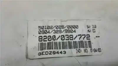 Peça sobressalente para automóvel em segunda mão quadrante por renault megane i fase 2 berlina (ba0) 1.9 d authentique referências oem iam 8200038772  09043080026