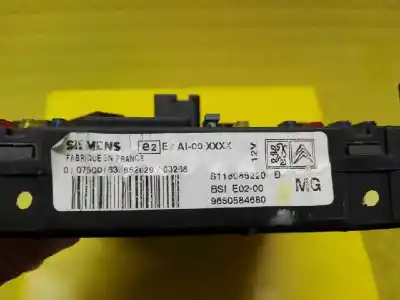 Recambio de automóvil de segunda mano de centralita bsi para peugeot 206 berlina xs referencias oem iam s118085220  9650584680